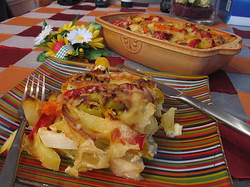 zapiekanka warzywna